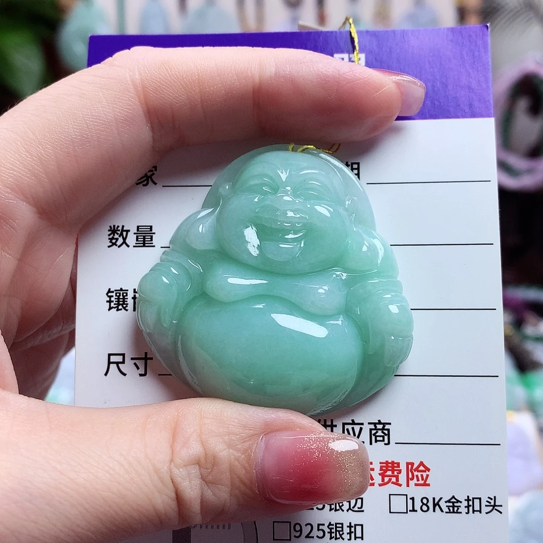 颈饰未镶嵌翡翠佛公62