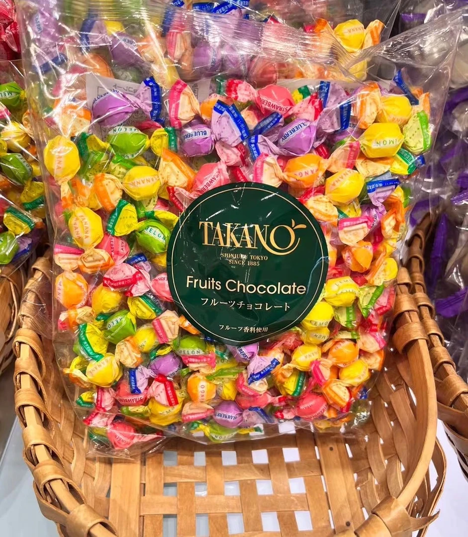 日本代购银座TAKANO新宿高野水果巧克力糖果270g人气休闲零食