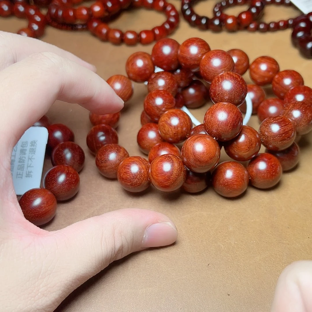 手串/手链小叶紫檀18干磨原滋原味泥料头货