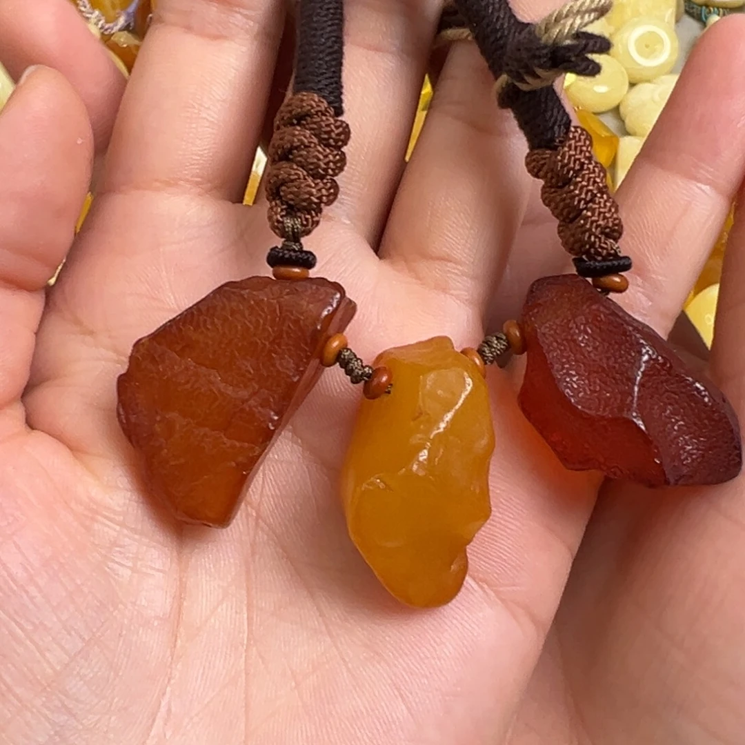 琥珀未镶嵌裸石蜜蜡