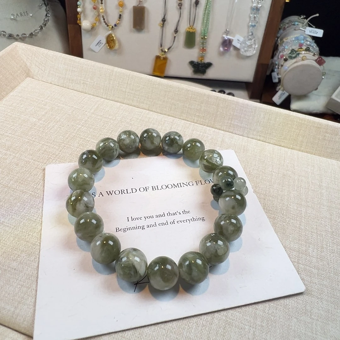 手链水晶未镶嵌绿祖母晶卡10