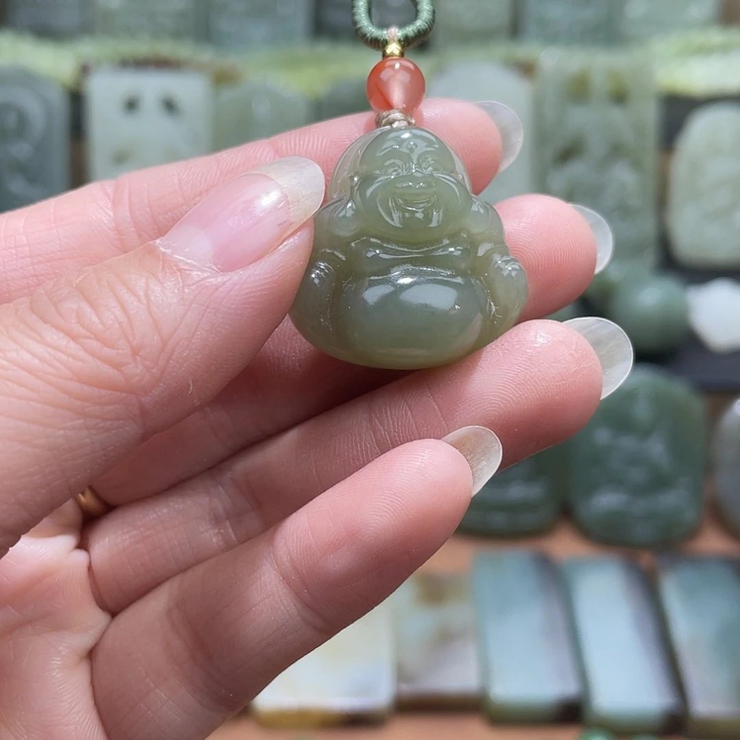 和田玉未镶嵌吊坠(不含链)