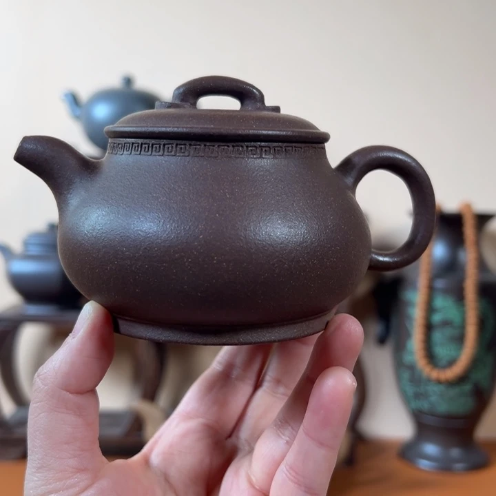 紫砂茶壶儒相紫泥