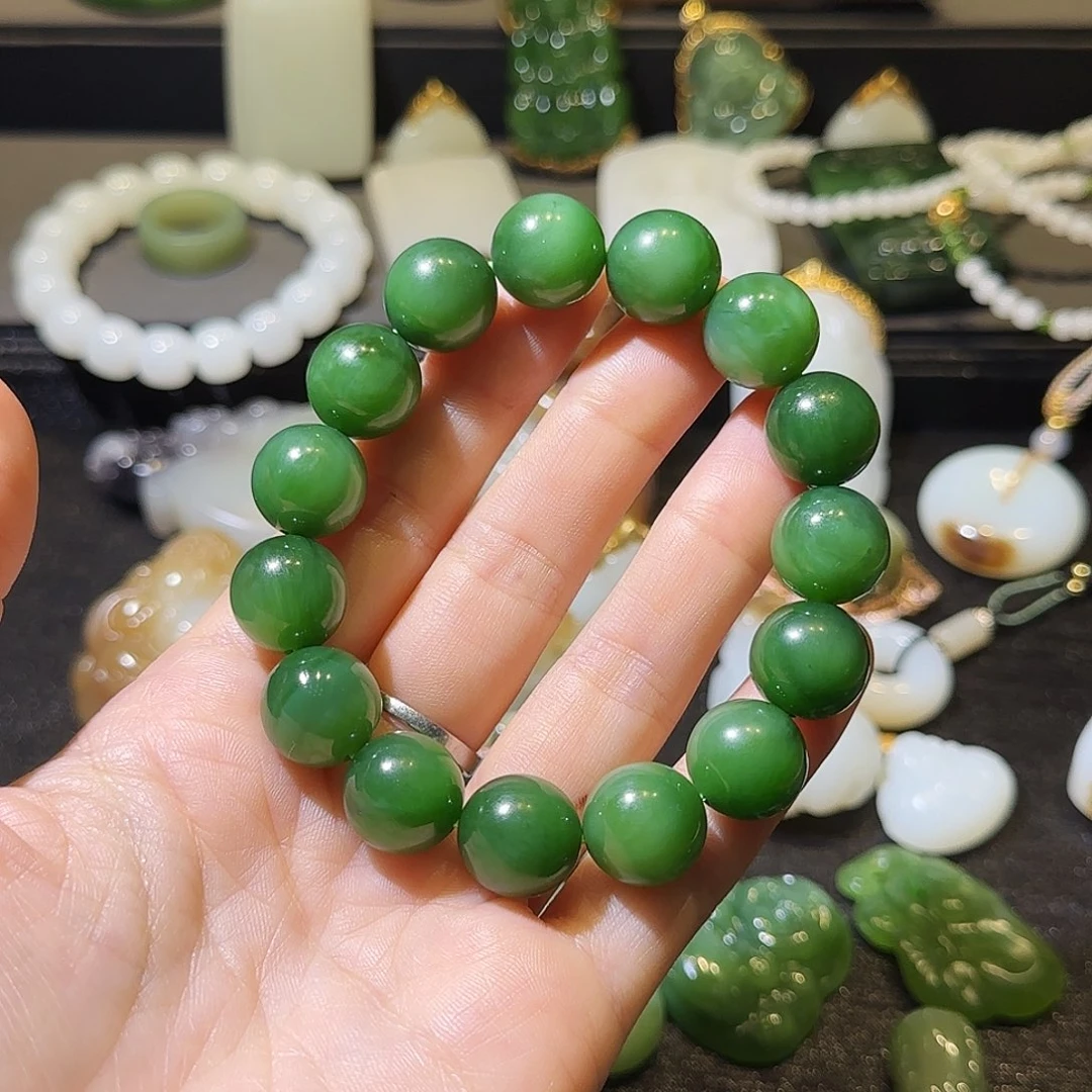 和田玉未镶嵌手链