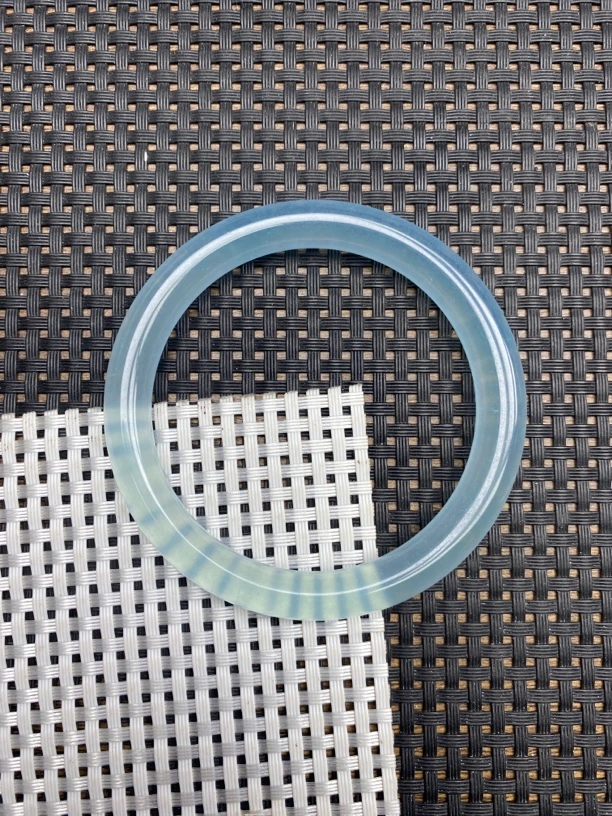 海蓝细圆条手镯545