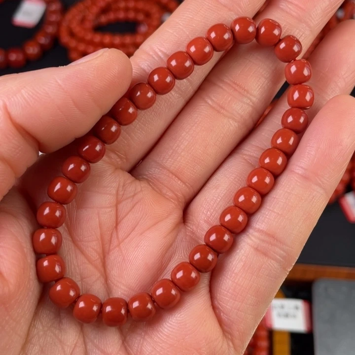 南红玛瑙手链未镶嵌