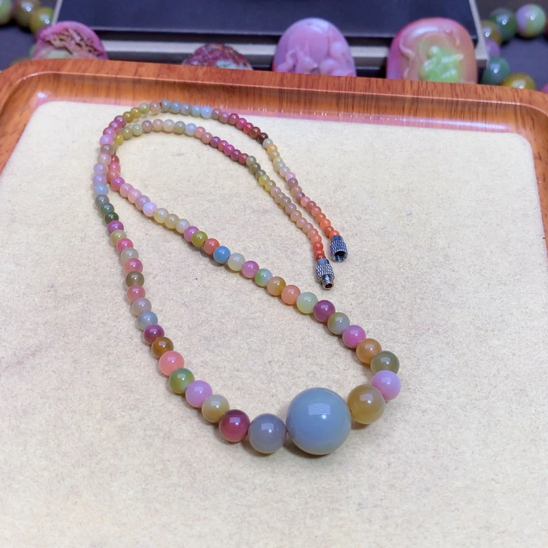 项链玛瑙未镶嵌盐源