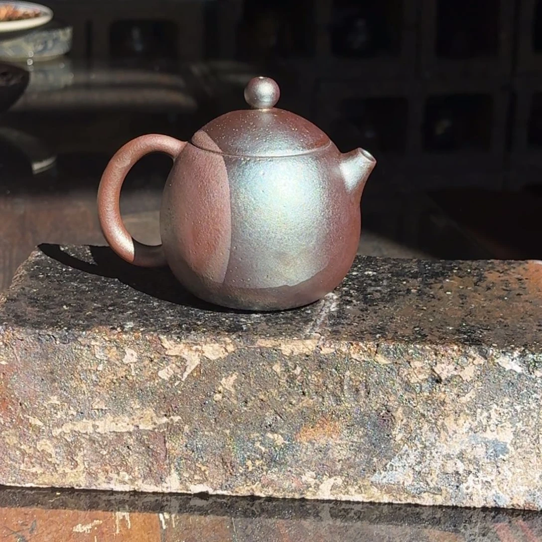 建水紫陶紫泥柴烧茶具