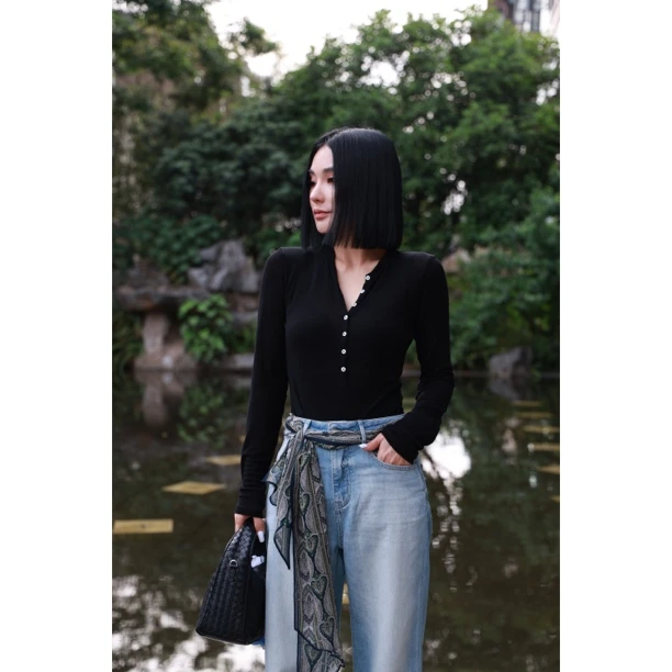 【妙妙精选】HUANGNAJI气质时尚百搭桑蚕丝丝巾5150065