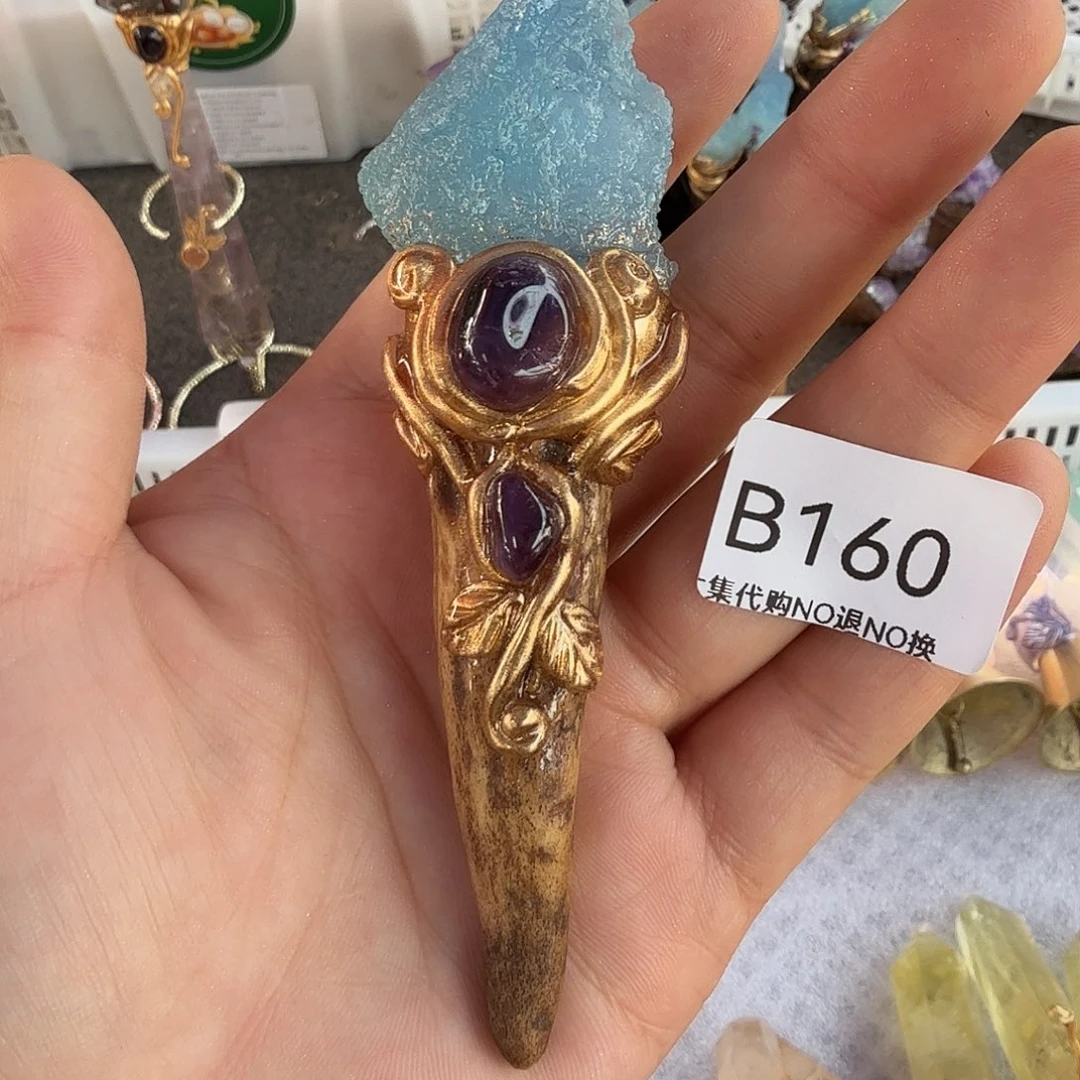 烟晶手链未镶嵌L**è海蓝宝