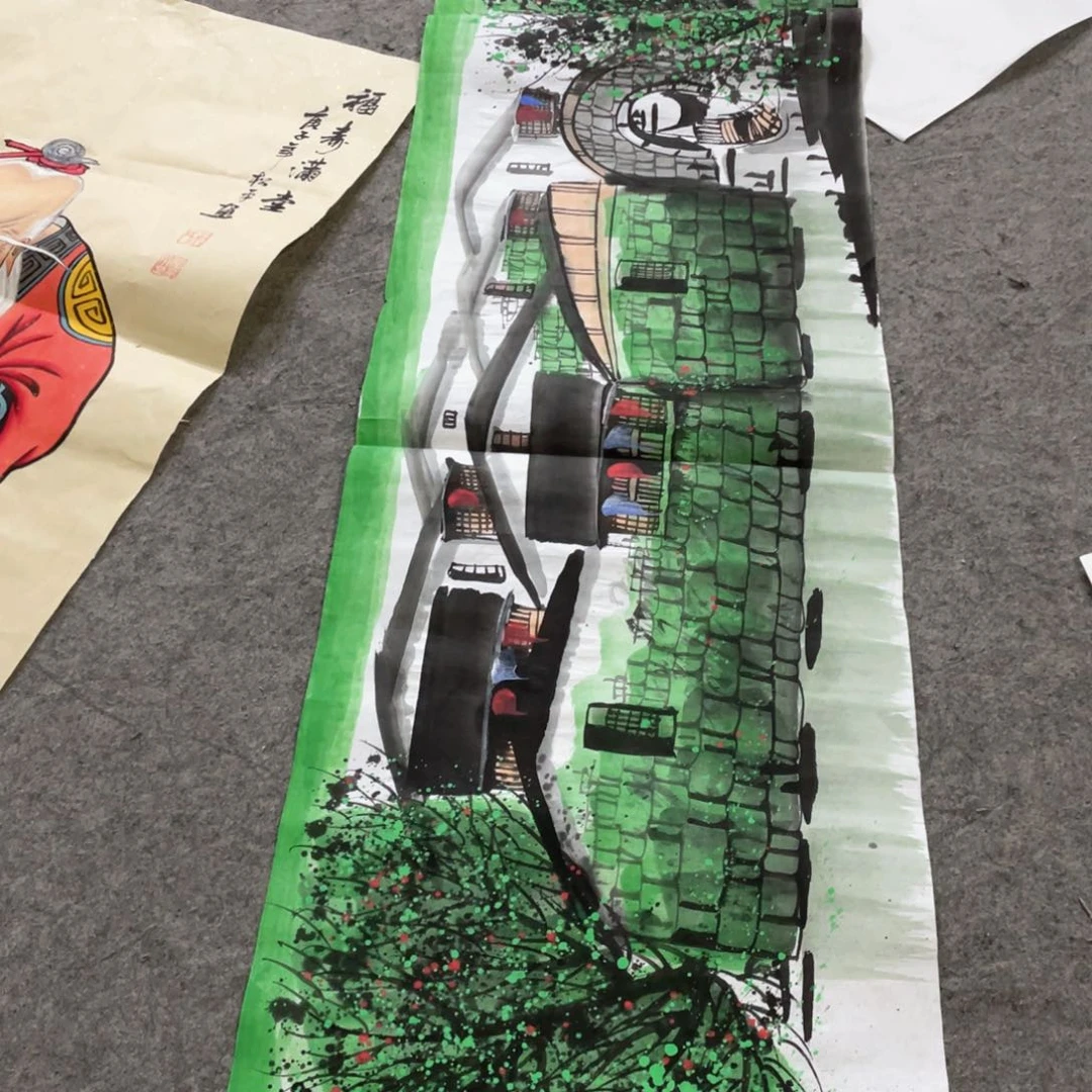 国画国画作者画心一张