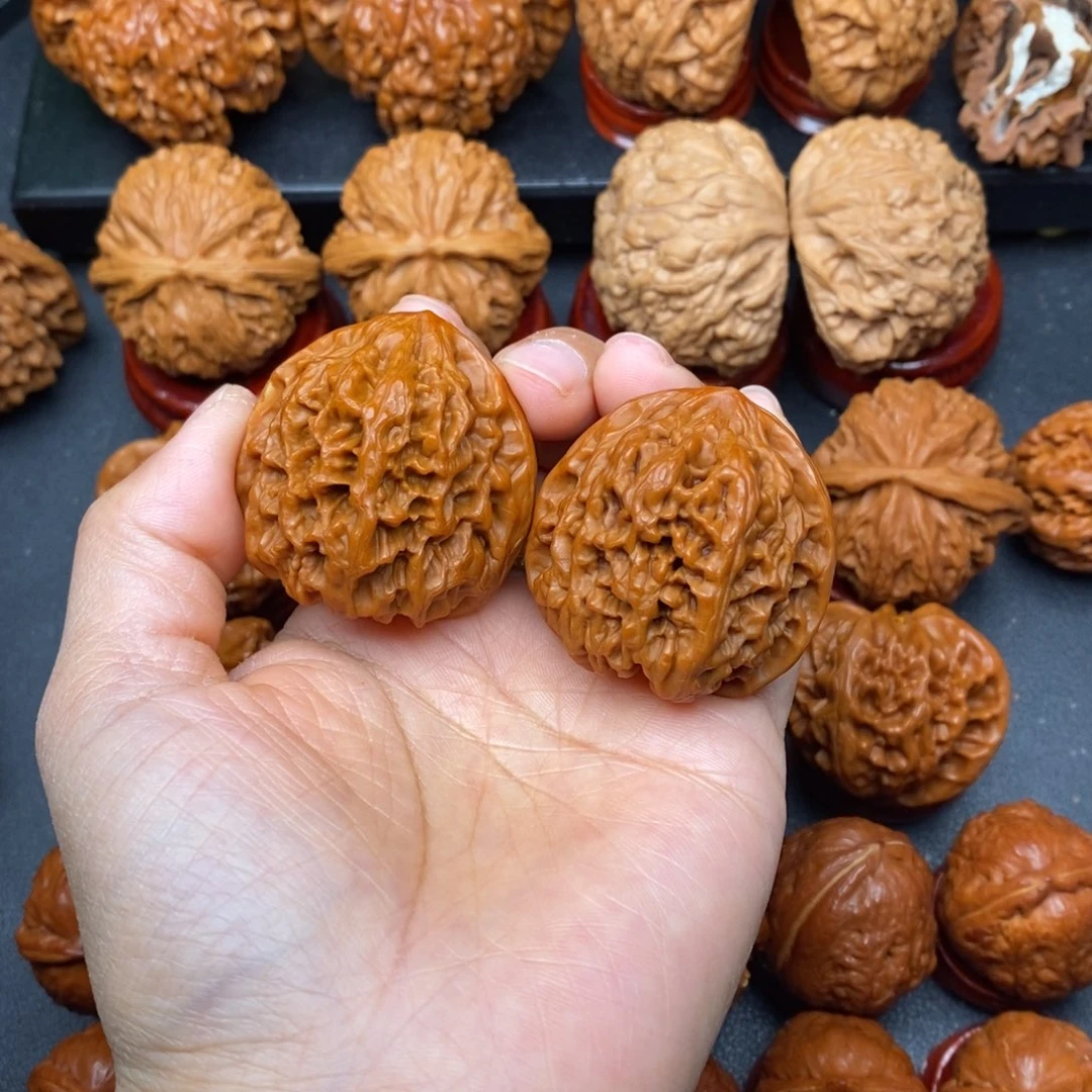 把件文玩核桃40野牛