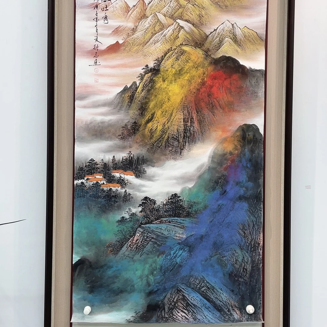 国画凌行志老师手绘国画精品