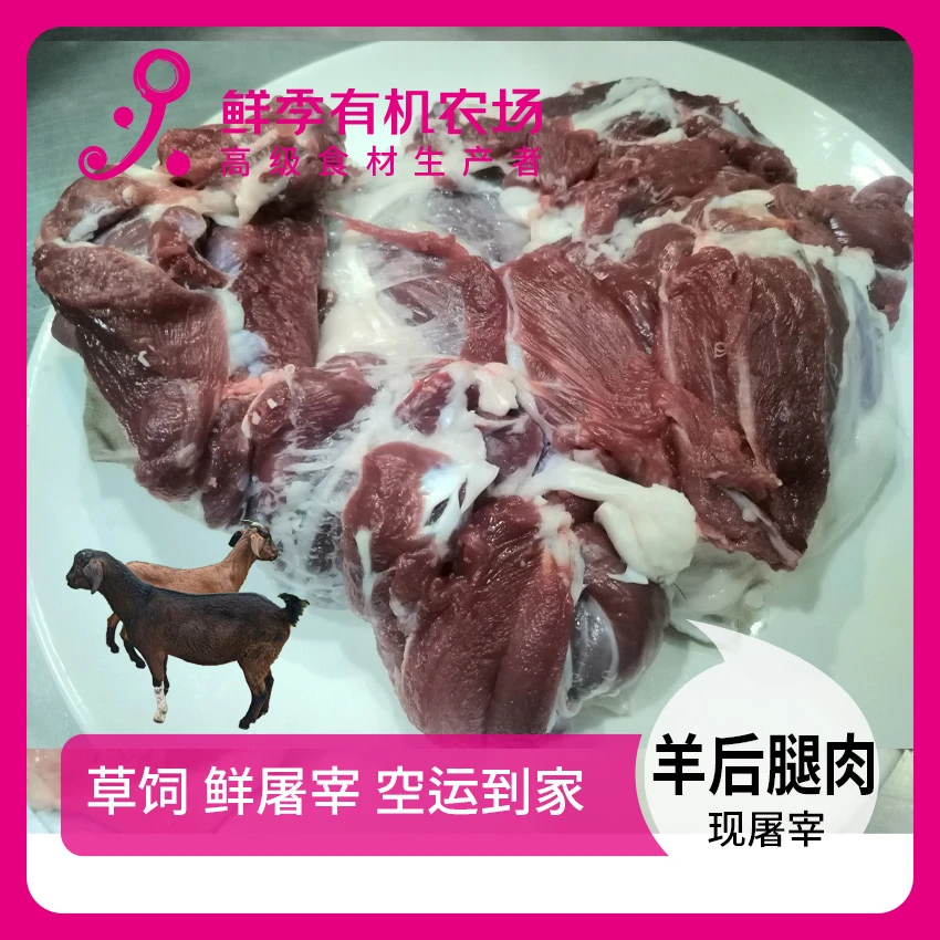 全自产 羊后腿肉 鲜屠宰/顺丰空运/草饲/山羊