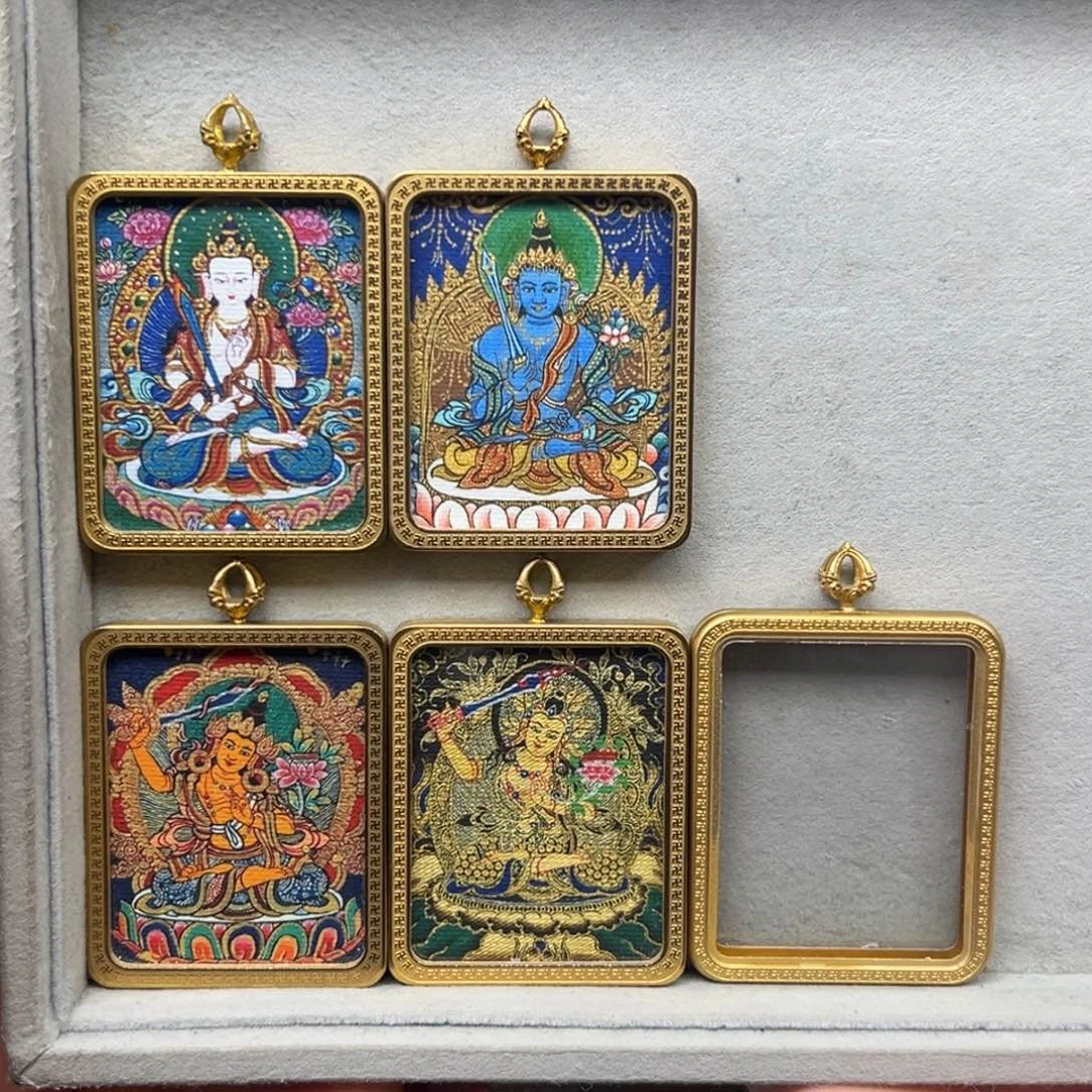 吊坠志**里铜双面虚空文殊不要绳子