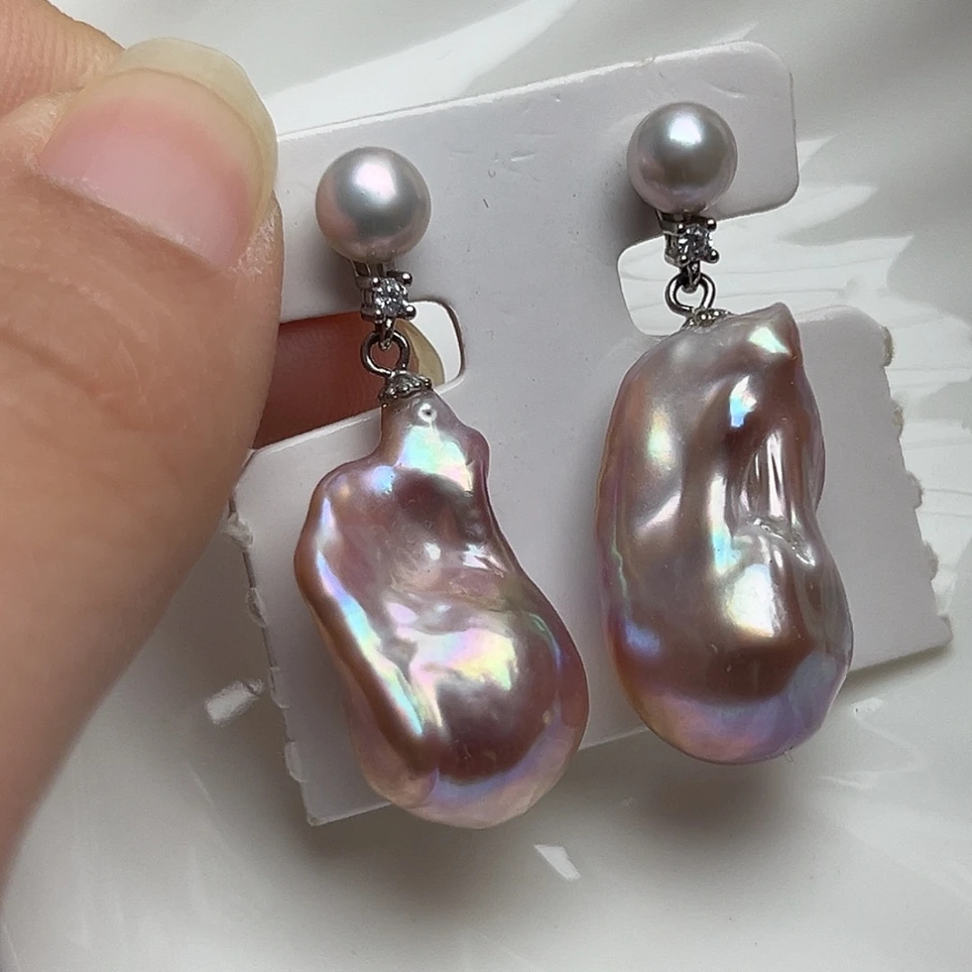 未镶嵌耳饰淡水珍珠