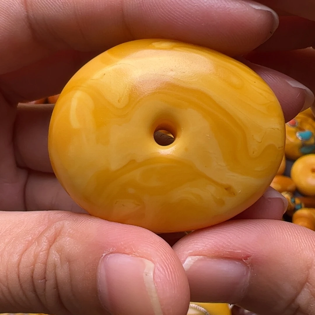 裸石蜜蜡未镶嵌藏扣