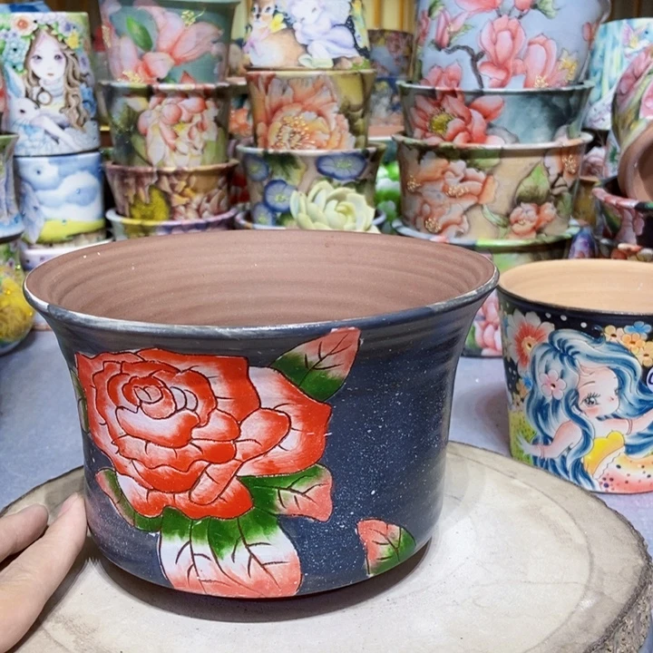 景德镇艺术手绘作品