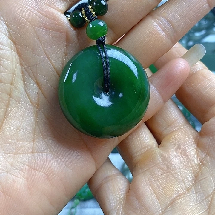 吊坠(不含链)未镶嵌和田玉（碧玉）35