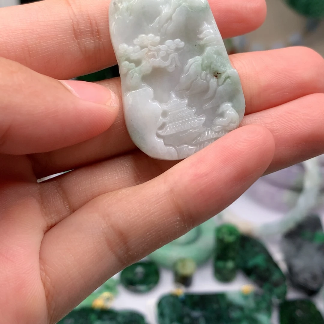 翡翠未镶嵌颈饰翡翠翡翠翡翠翡翠