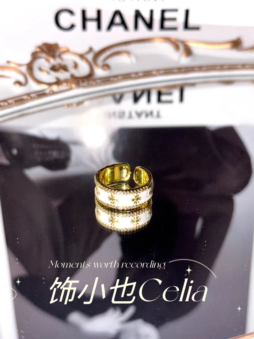 合金戒指 "阿波罗”重工轻奢瑞丽高级设计师款戒指饰品金色时尚