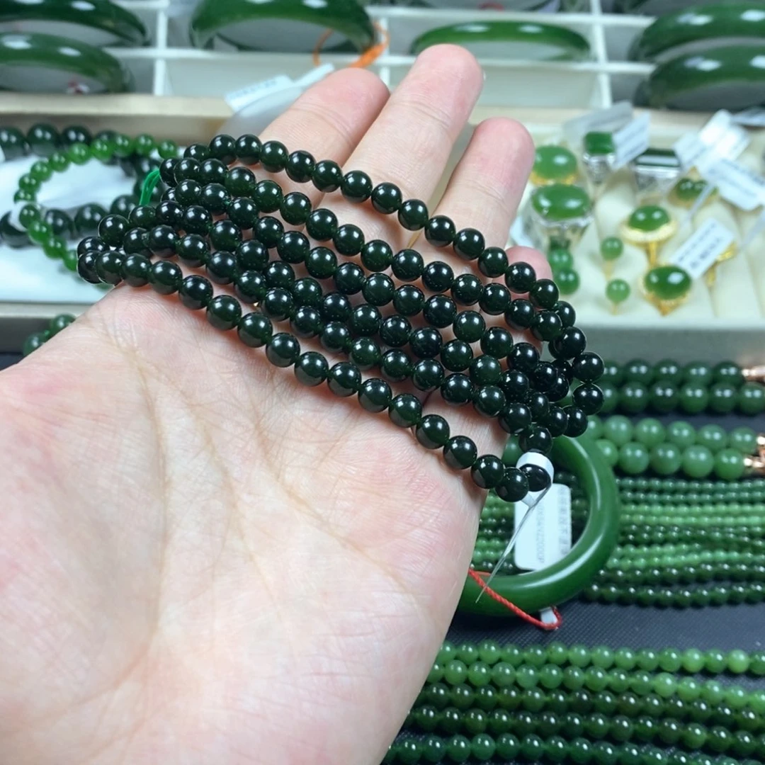 和田玉（碧玉）项链未镶嵌易**光