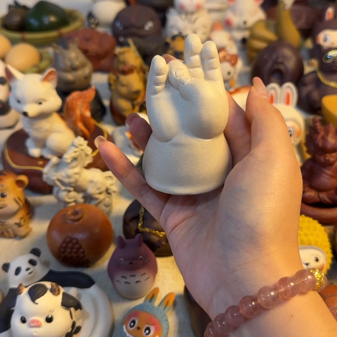不***女紫砂茶宠紫砂制作工艺流程