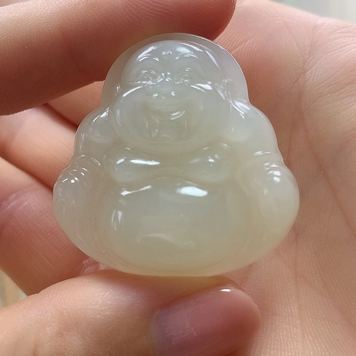 快***福颈饰未镶嵌和田玉