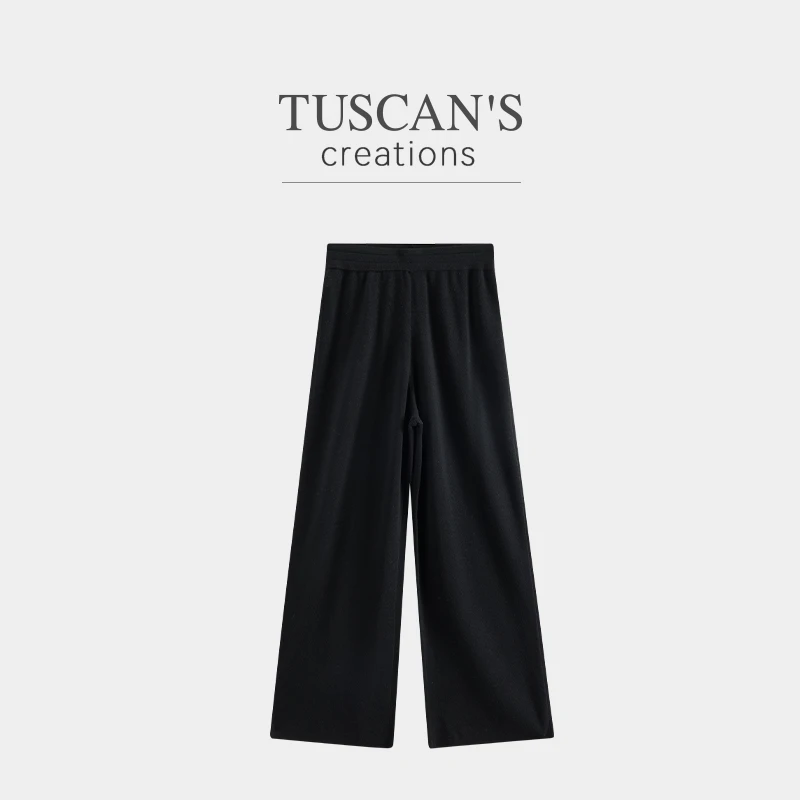 TUSCAN'S CREATIONS休闲阔腿裤设计师垂感休闲裤女