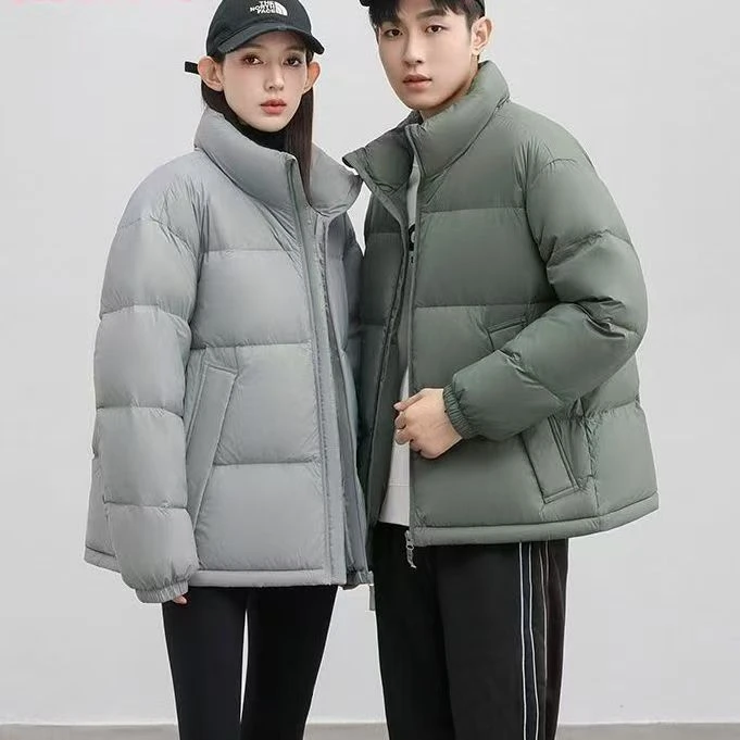 冬季潮流棉服立领连帽加厚保暖情侣面包服男女同款棉袄外套宽松