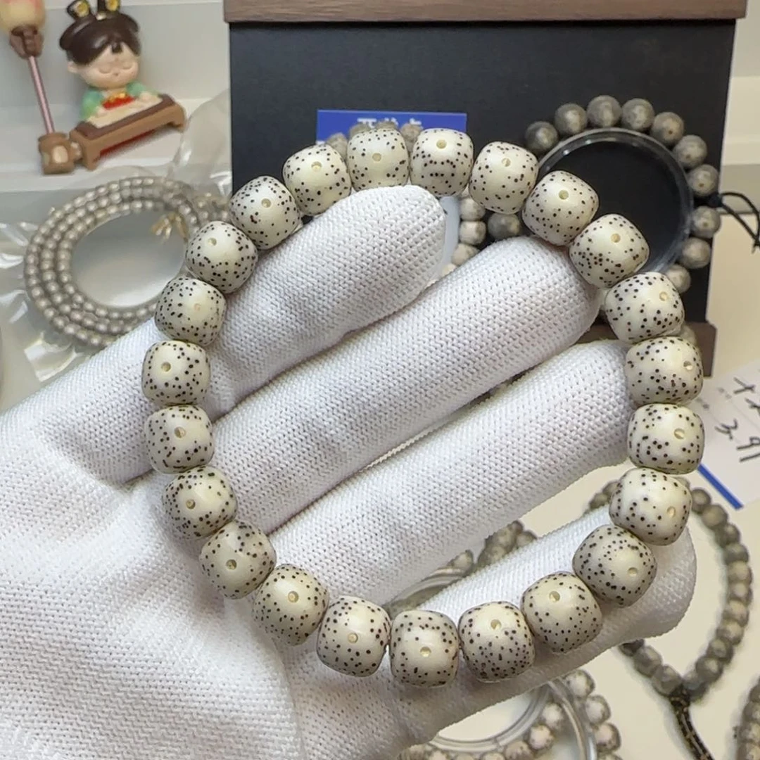 星月菩提手串石玉糯冰10×9