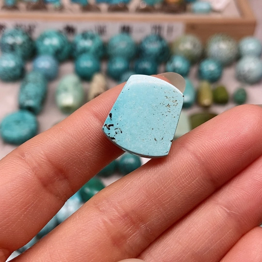 未镶嵌绿松石珠宝半成品