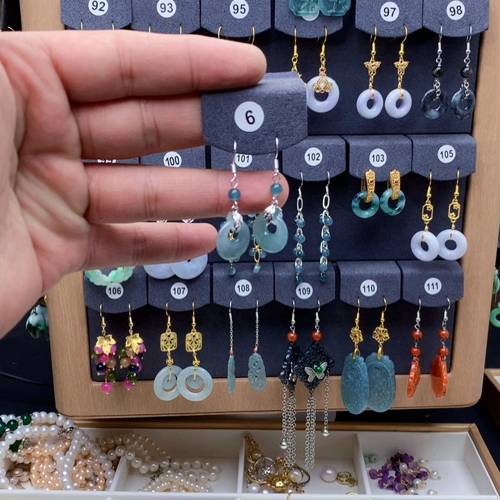 未镶嵌翡翠耳饰耳饰