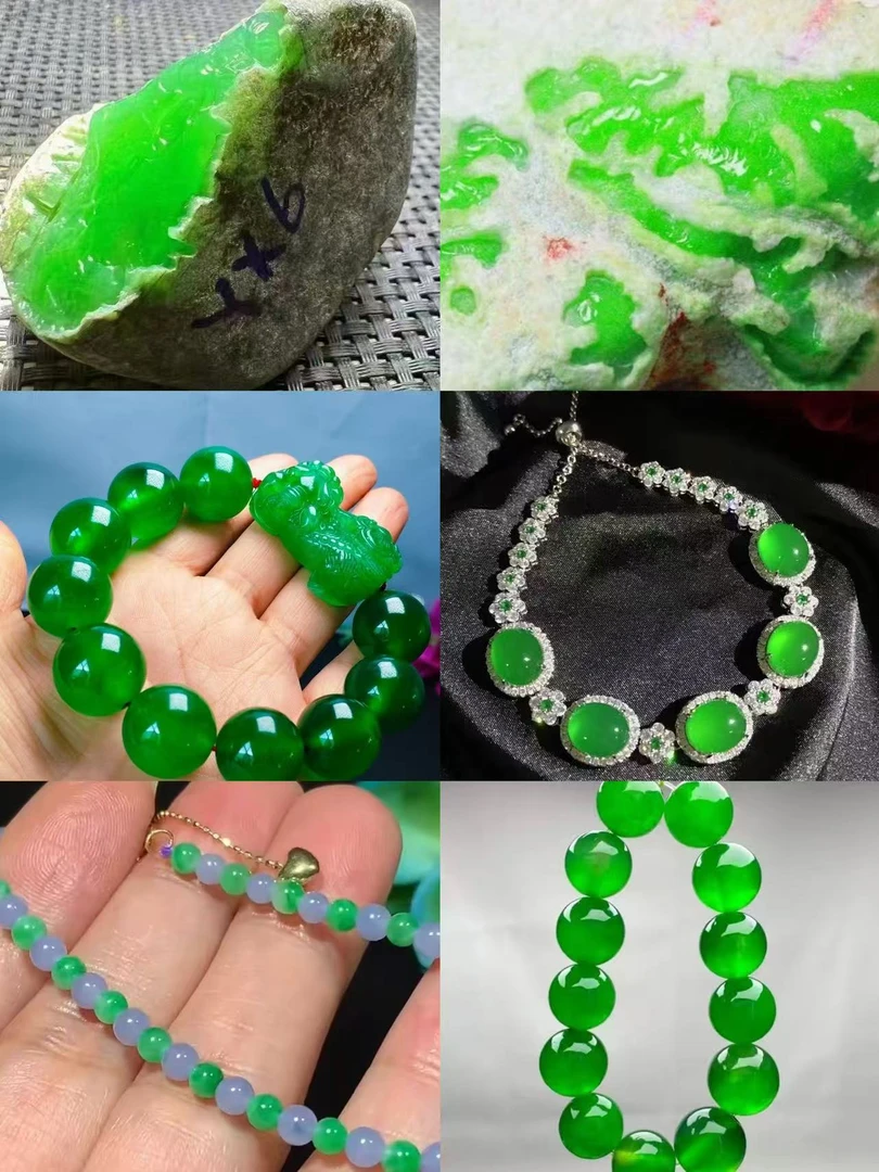天然缅甸A货翡翠S925银镶嵌直播间讲解并不全部上架10-15分钟上架