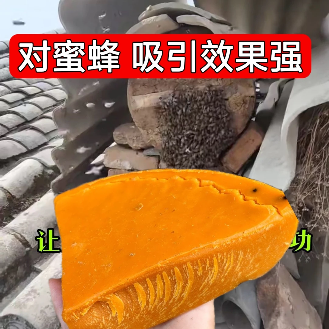 天然诱蜂蜂蜡诱蜂专用老巢脾蜂蜡野外招蜂实用工具蜂蜡诱蜂蜡