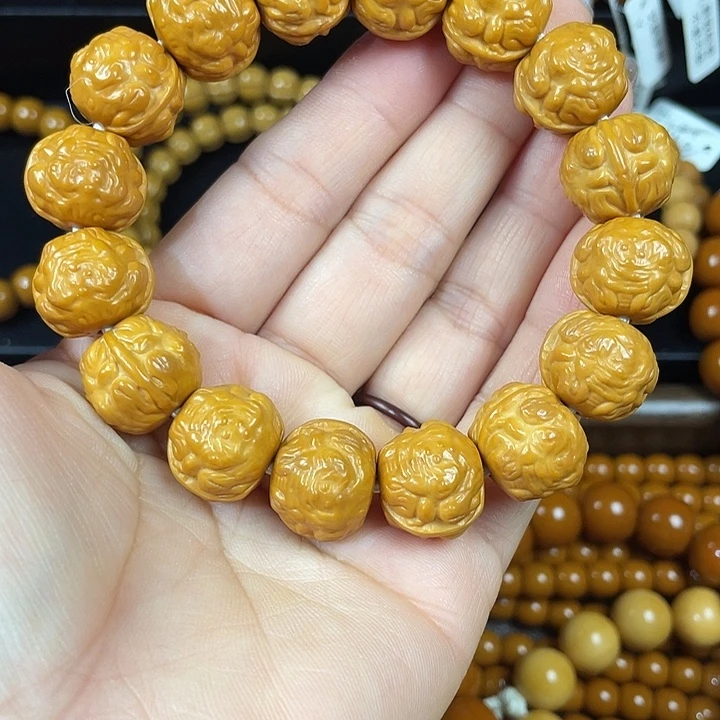 猴头核桃手串猴头