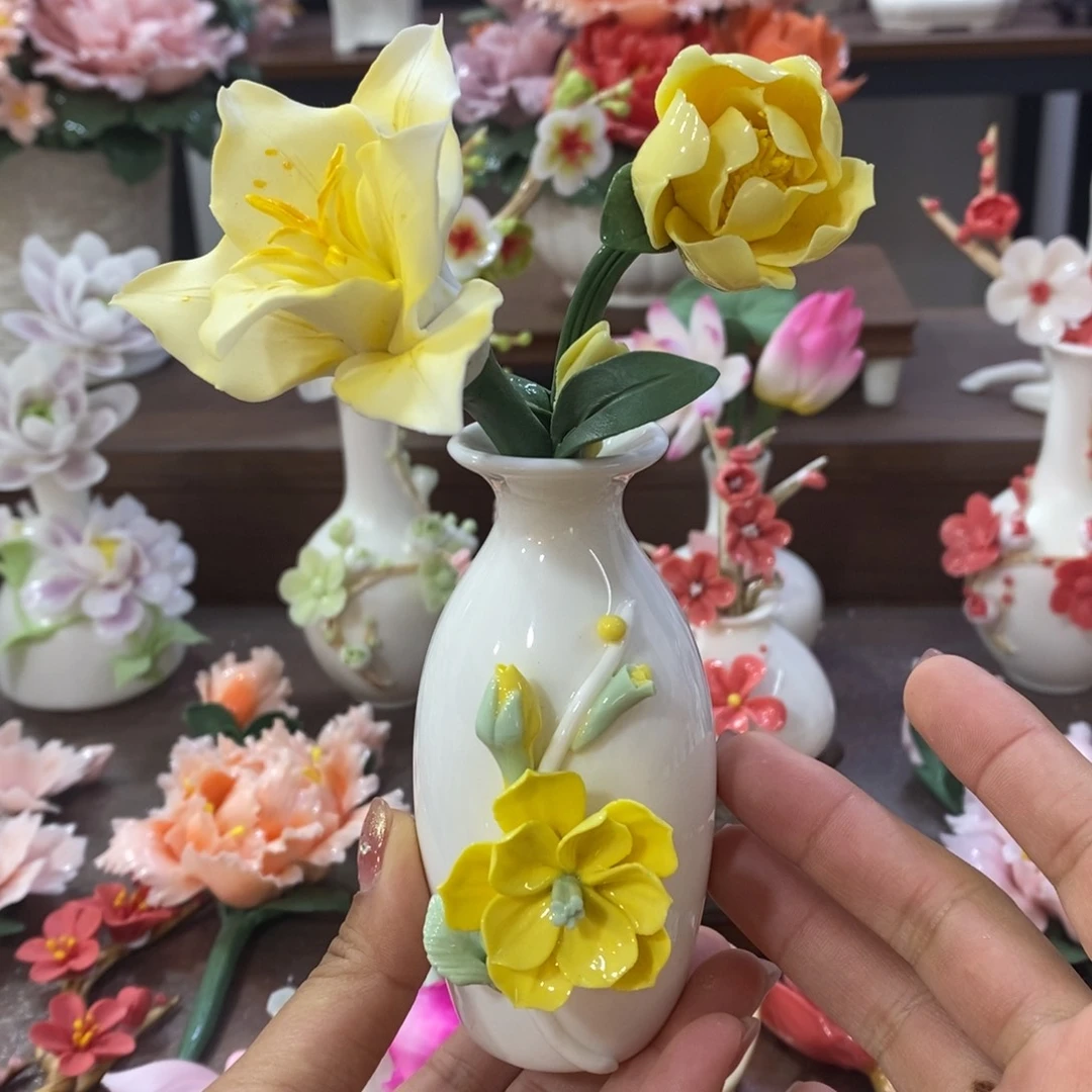 瓷片陶瓷工艺品摆件