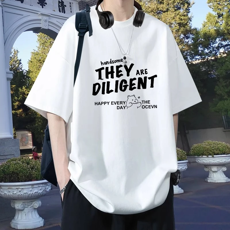 加肥加大码300斤美式重磅纯棉短袖t恤男夏季ins潮牌宽松半袖上衣