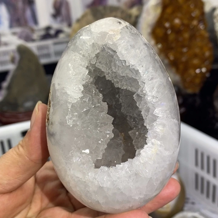 未镶嵌珠宝半成品水晶龙蛋