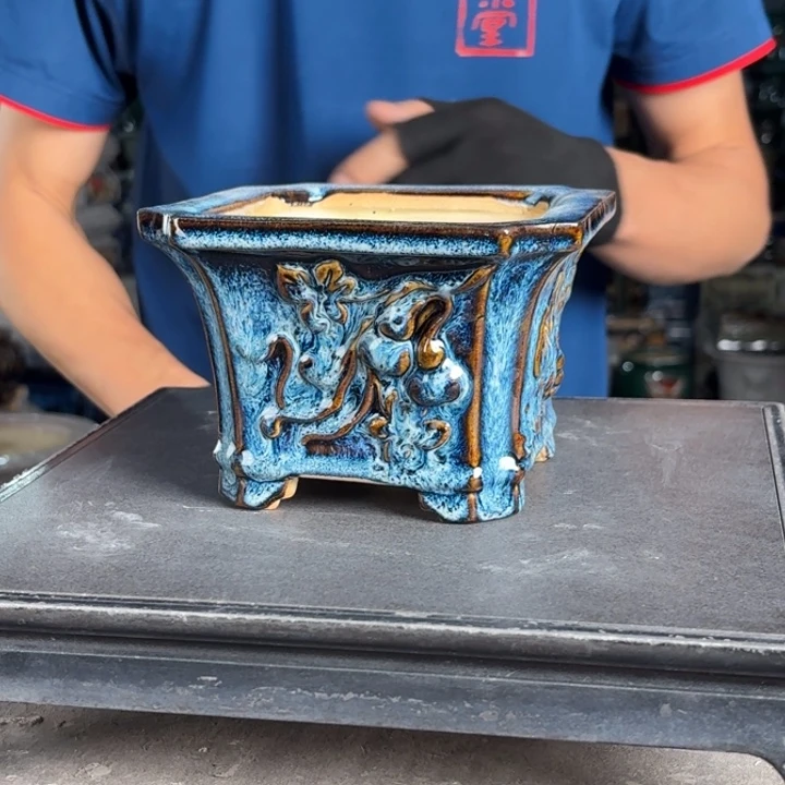 一风堂石湾花盆 内12*9