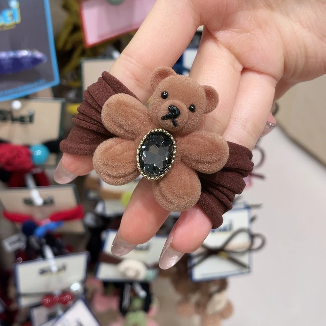 布艺非金属小熊毛巾