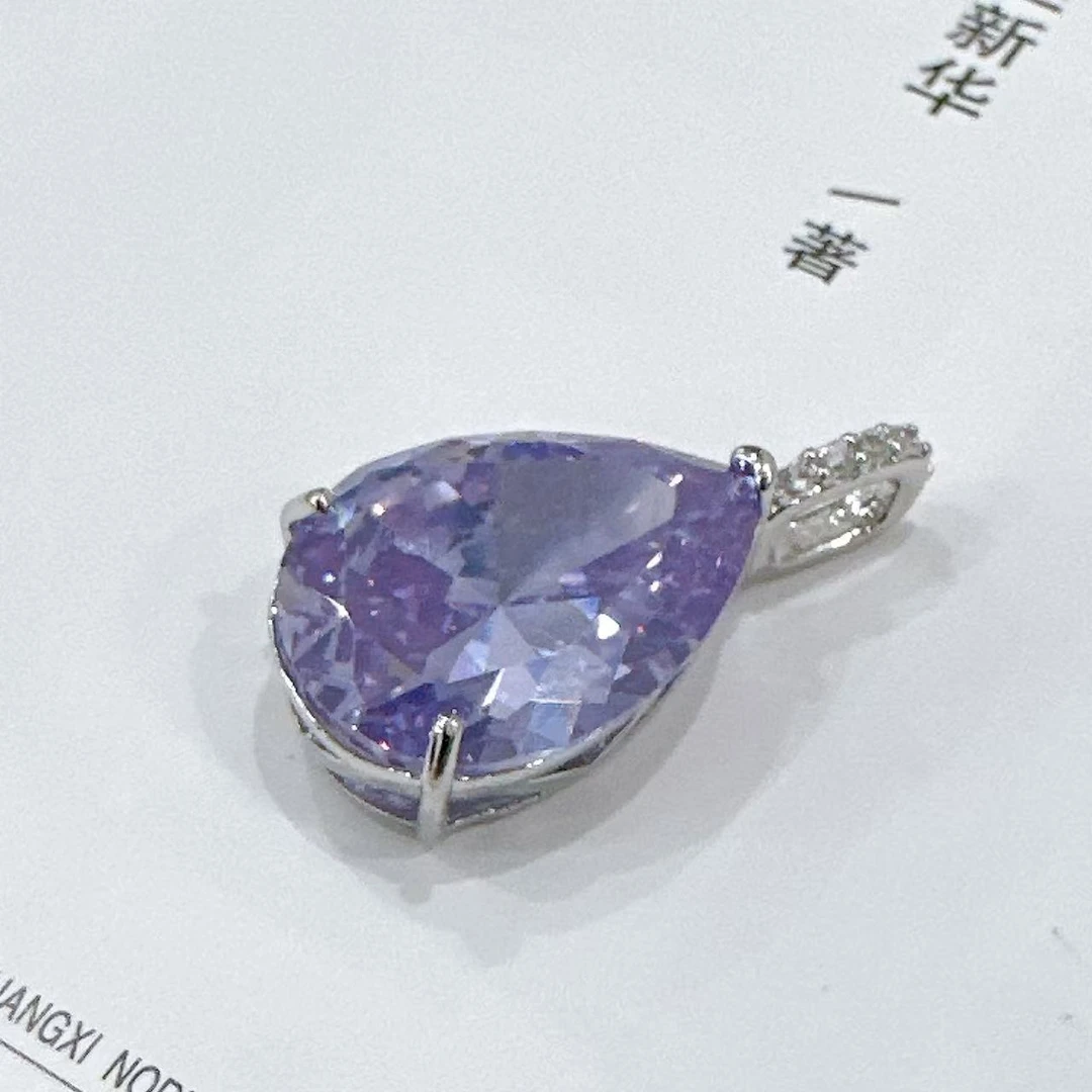 【清梧云初】 经典时尚紫吊坠822