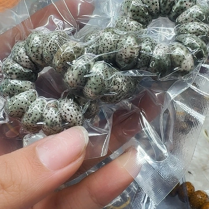 星月菩提手串531高端变态绿星月菩提14猪大肠单圈