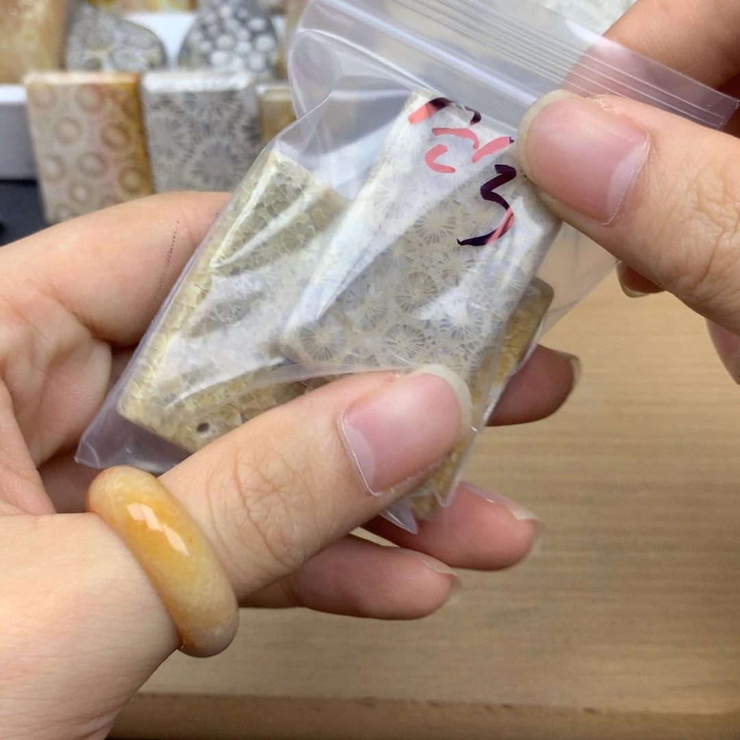 没***兮硅化珊瑚（珊瑚玉）未镶嵌