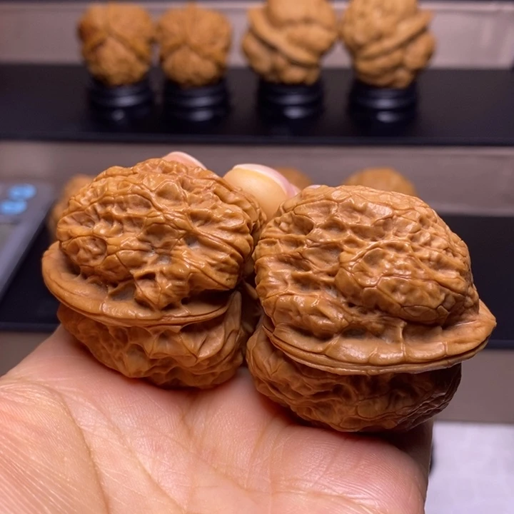 文玩核桃把件霸王蟾疙瘩包21