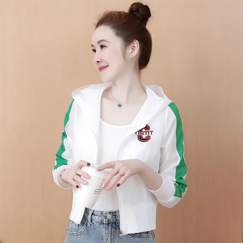 短款防晒衣女外穿新款夏季女式小个子冰丝透气防晒服夏天薄款外套