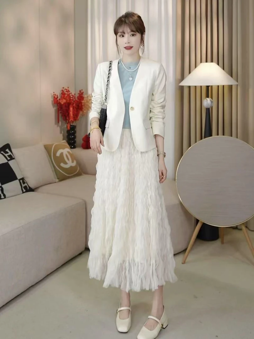 2025早春新款 时尚百搭气质休闲显瘦小个子小西服春夏春夏8879