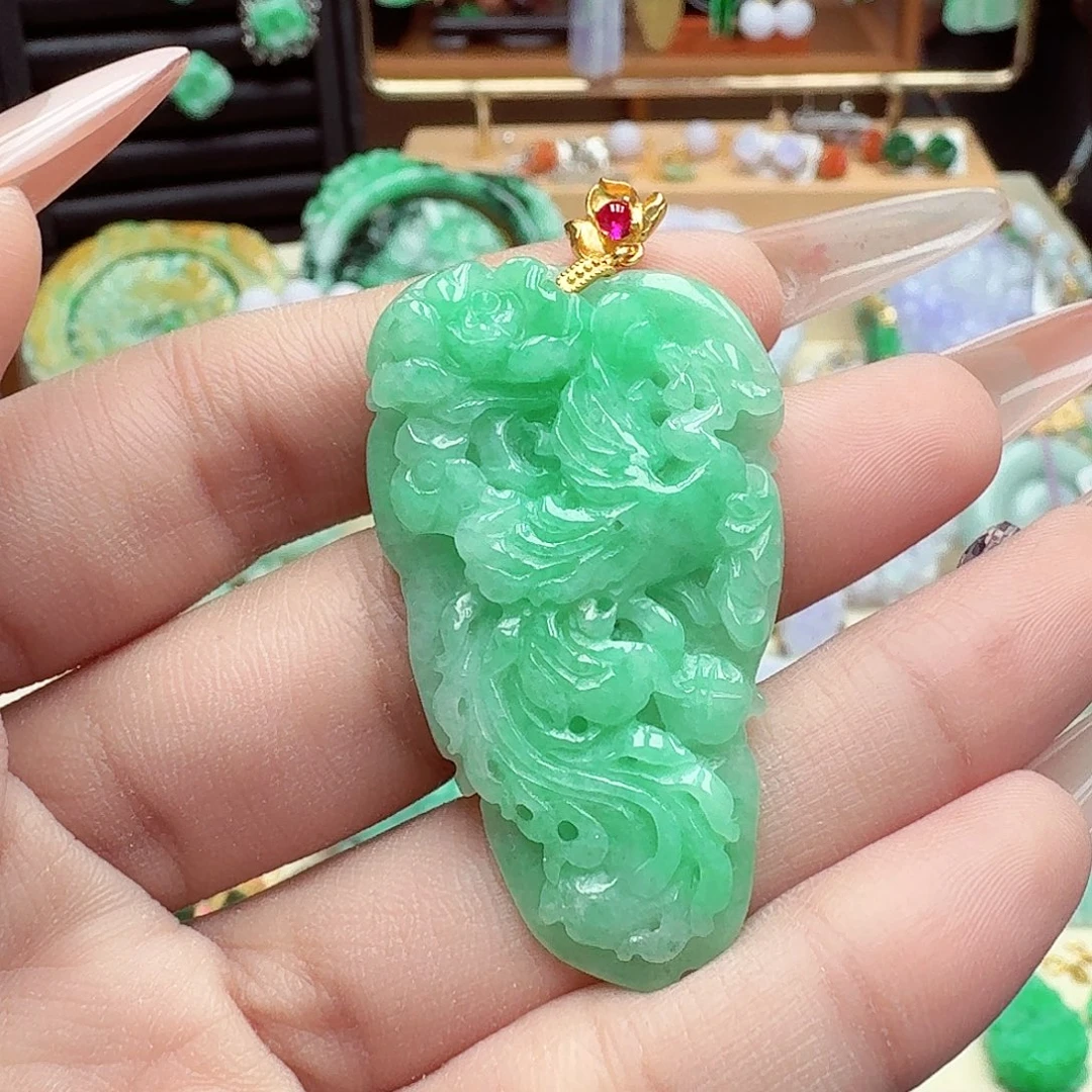 颈饰未镶嵌翡翠翡翠吊坠