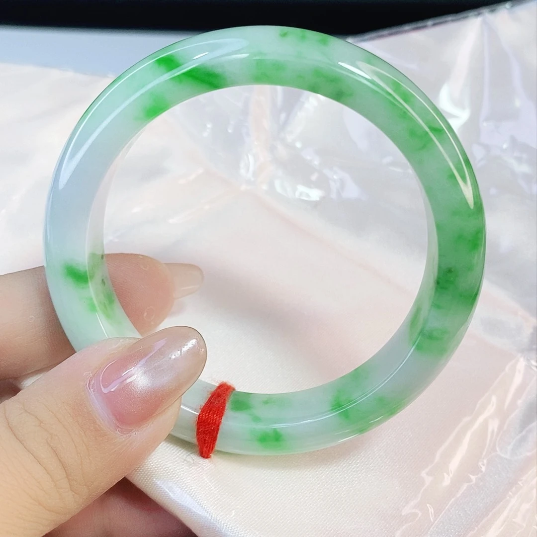 翡翠手镯未镶嵌54 天然a货翡翠