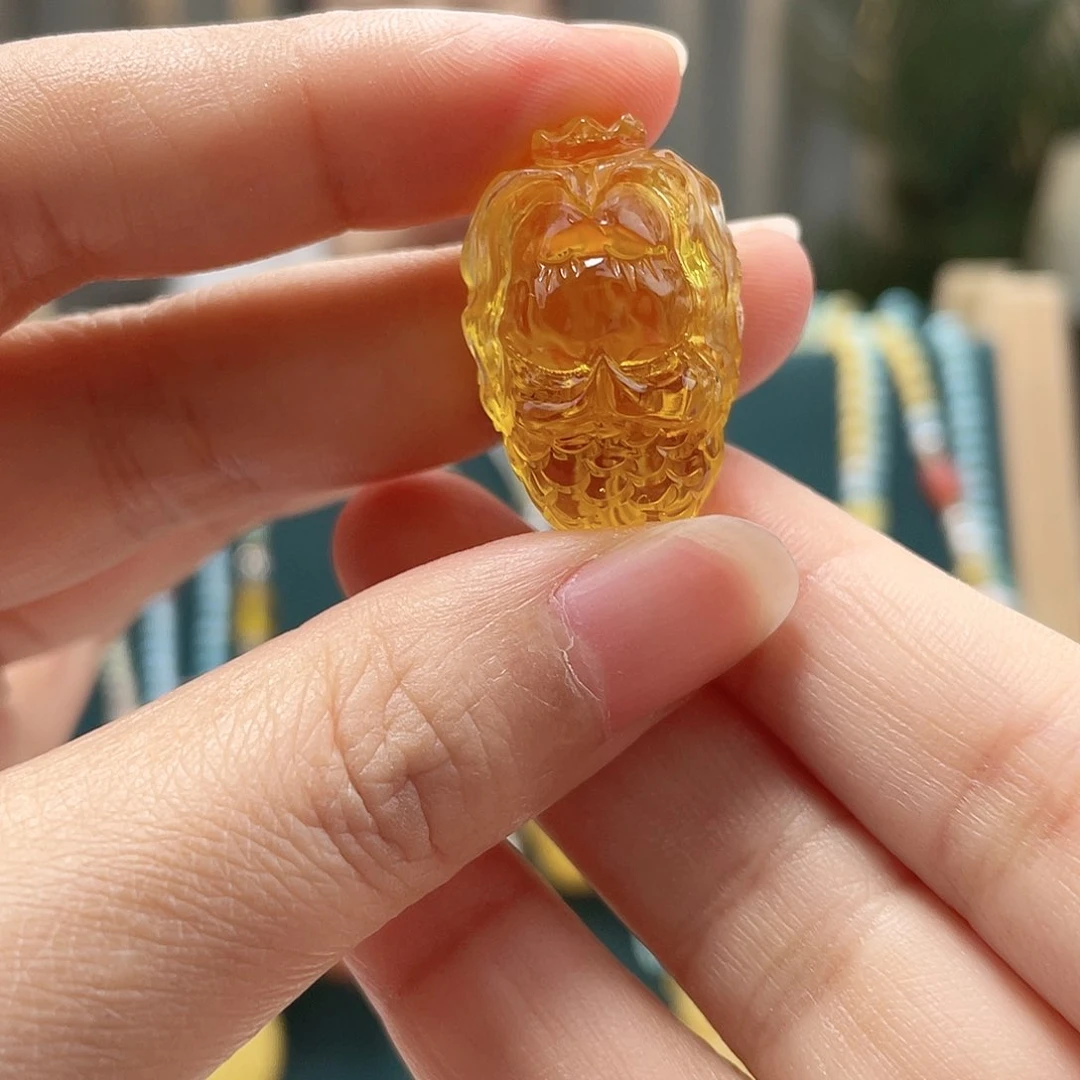未镶嵌琥珀裸石琥珀吊坠